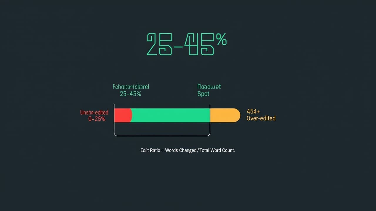 The 25-45% Rule: A Technical Guide to AI Content Editing