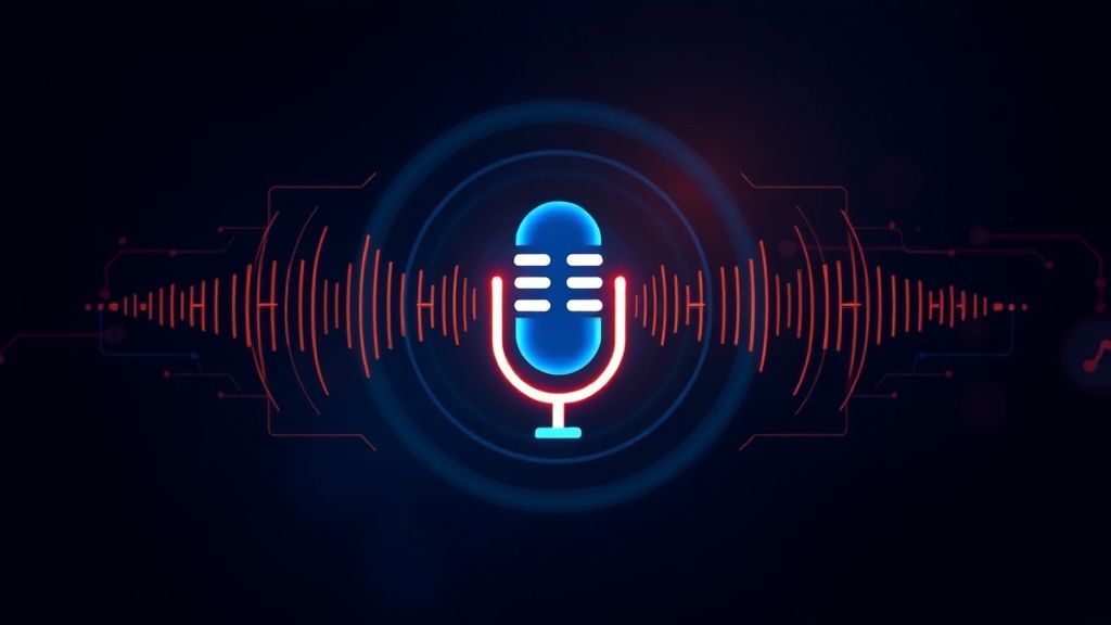 AI voice agent interface